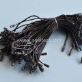 Black polyester cord string tags